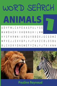 Word Search Animals 1