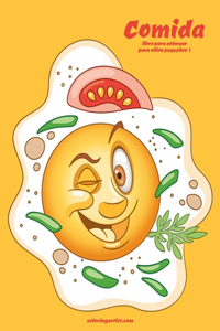 Comida libro para colorear para niños pequeños 1