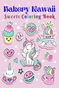 Bakery Kawaii Sweets Coloring Book