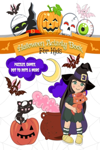 Halloween Activity Book for Kids