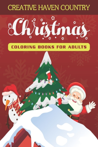 Creative Haven Country Christmas Coloring Books For Adults