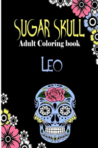 Leo Sugar Skull, Adult Coloring Book