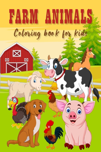 FARM ANIMALS Coloring book for kids