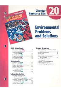 Indiana Holt Science & Technology Chapter 20 Resource File: Environmental Problems and Solutions