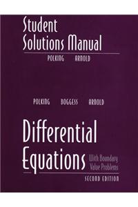 Student's Solutions Manual for Differential Equations