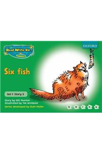 Read Write Inc. Phonics: Green Set 1 Storybooks: Six Fish