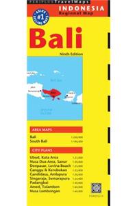 Bali Travel Map Ninth Edition