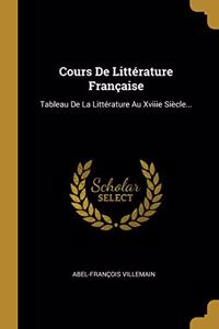 Cours De Littérature Française