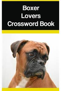 Boxer Lovers Crossword Book