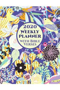 2020 Weekly Planner with Bible Verses on Each Page