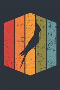 Retro Cockatiel Notebook - Gift for Cockatiel Lovers - Vintage Cockatiel Journal - Cockatiel Diary for Boys and Girls
