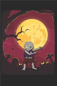 Zombie Under Moon