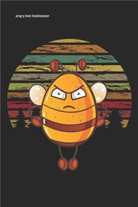angry bee beekeeper