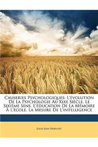 Causeries Psychologiques
