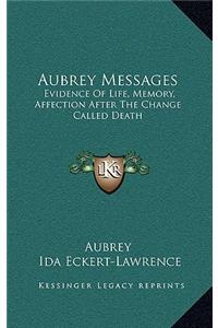 Aubrey Messages