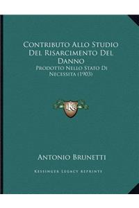 Contributo Allo Studio Del Risarcimento Del Danno