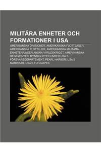 Militara Enheter Och Formationer I USA