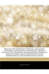 Articles on Copyright Treaties, Including