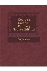 Oedipe a Colone