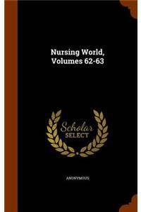 Nursing World, Volumes 62-63