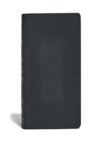KJV Study Bible, Black Genuine Leather Indexed