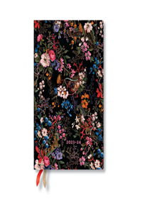 Paperblanks 2024 Floralia William Kilburn 18-Month Flexi MIDI Horiztonal 224 Pg 80 GSM