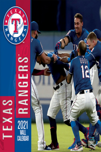 Texas Rangers 2021 12x12 Team Wall Calendar