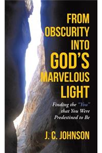 From Obscurity into God's Marvelous Light