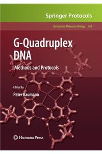 G-Quadruplex DNA: Methods and Protocols
