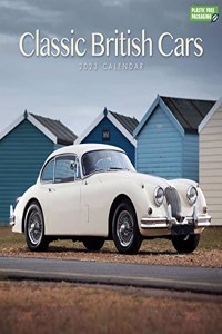 Classic British Cars Square Wall Calendar 2023