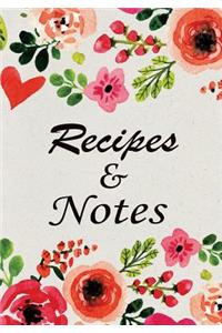 Recipes & Notes