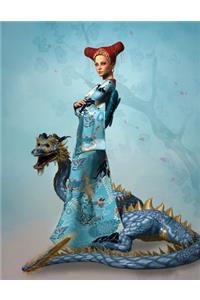 Dragon Empress Blank Sketchbook