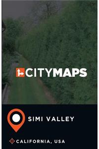 City Maps Simi Valley California, USA