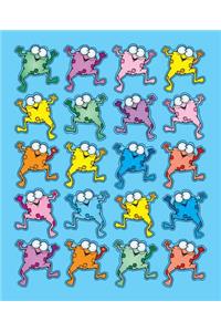 Colorful Froggies Shape Stickers
