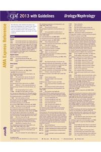 CPT 2013 Express Reference Coding Card Urology/Nephrology