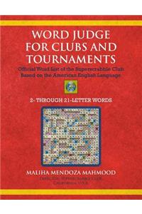 Word Judge for Clubs and Tournaments
