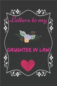 Letters To My daughter in law, Memory Book for daughter in law