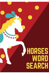Horses Word Search