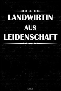 Landwirtin aus Leidenschaft Notizbuch