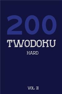 200 Twodoku Hard Vol 3