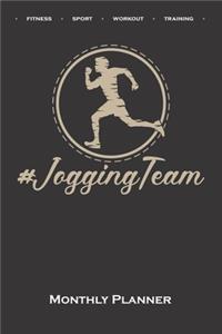 #Jogging Team Monthly Planner