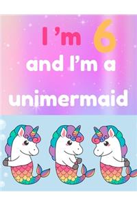 I'm 6 and I'm a unimermaid