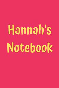 Hannah's Notebook