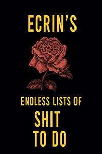 Ecrin's Endless Lists of Shit to do