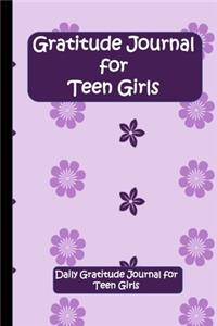 Gratitude Journal for Teen Girls
