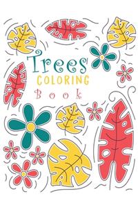 Trees Coloring Book