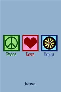 Peace Love Darts Journal