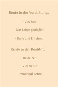 Rente in der Vorstellung