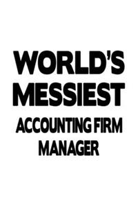 World's Messiest Accounting Firm Manager