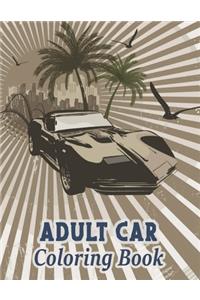 Adult Car Coloring Book